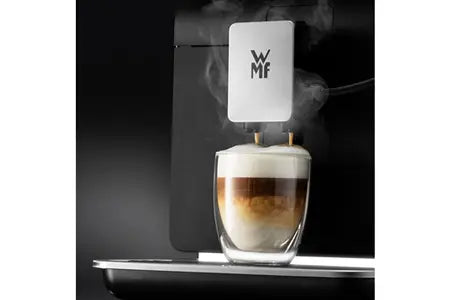 WMF CP853D15, Machine à café automatique, Argent, Noir