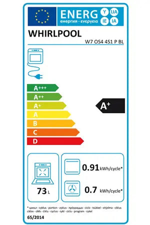 Whirlpool W7OS44S1PBL SteamSense four