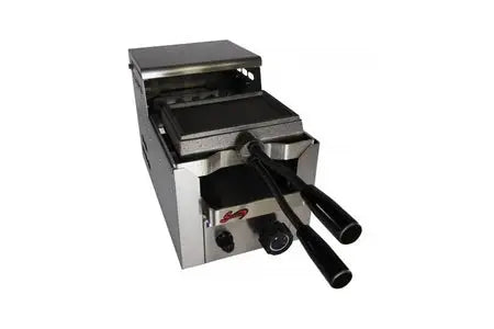 Sofraca Gaufrier forain réversible au gaz 24 alvéoles Gaufrier / croque-monsieur