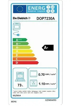 de dietrich DOP7230A four