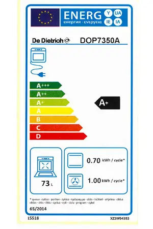 de dietrich DOP7350A four