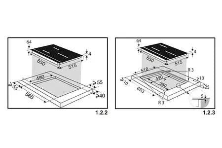 de dietrich DPI7572X - Table induction
