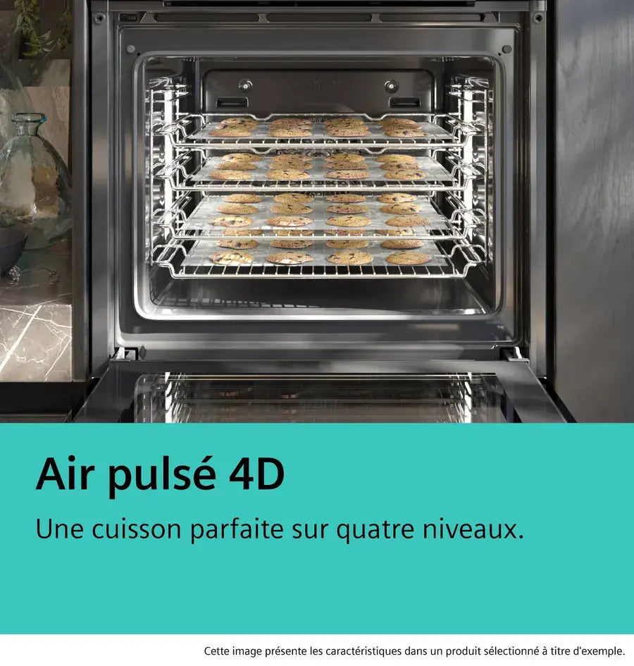 iQ700 Four intégrable compact avec fonction micro-ondes 60 x 45 cm Noir