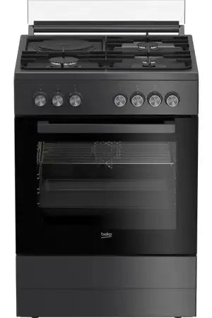 Beko FSR63121DACS cuisinière Mixte