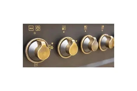 Gurari Gch E 912 BL R Centre de cuisson électrique 90 cm, Retro , Creme, Range Coocker