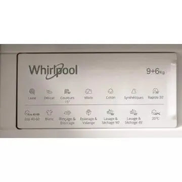 Lave linge séchant hublot  encastrable WHIRLPOOL BIWDWG961485FR