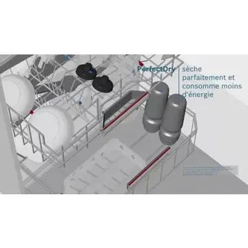 Lave vaisselle encastrable  BOSCH	SMV6YCX03E Serenity  Zeolith