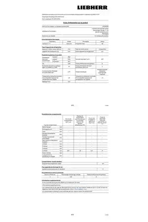 Liebherr TG14VE04 congélateur sous Plan