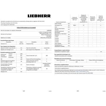 Cave à vin vieillissement							LIEBHERR				WPBLI5031-20