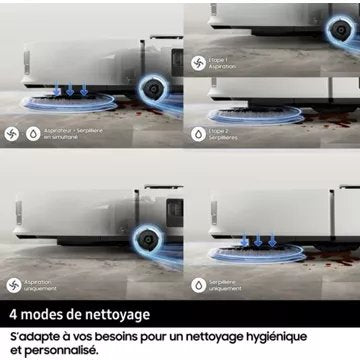 Robot Aspirateur Laveur							SAMSUNG 				Jet Bot Combo VR7MD96B14G