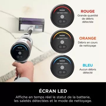 Aspirateur balai							SHARK				DetectPro avec base de vidage automatique IW3611EU