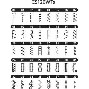 Machine à coudre							BROTHER				CS120WTs