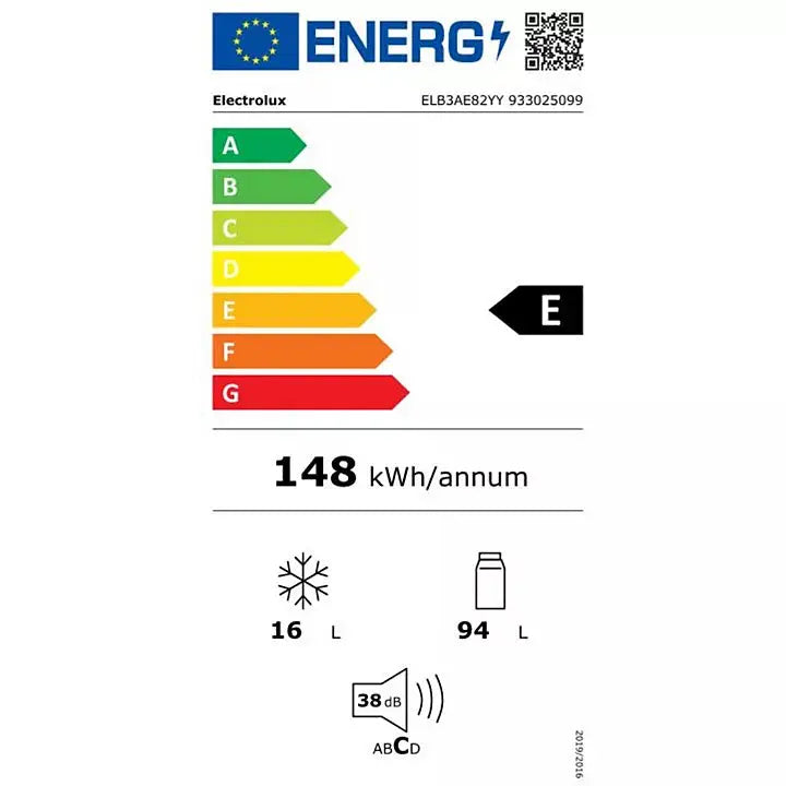 Réfrigérateur top encastrable ELECTROLUX ELB3AE82YY