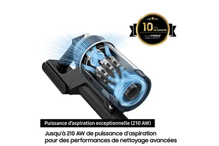 Samsung aspirateur Balai Bespoke Jet Plus Complete Extra VS20B95B43N
