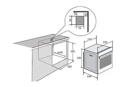 de dietrich DOP7230A four