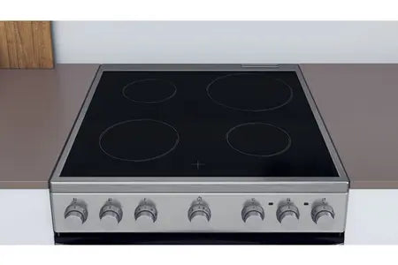 Indesit is67v5pcx/e cuisinière vitrocéramique
